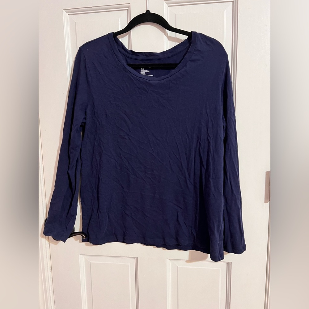 blue long sleeve
